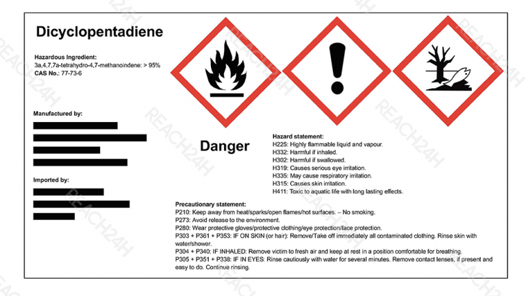 Global GHS/SDS/MSDS/Label - REACH24H Consulting Group