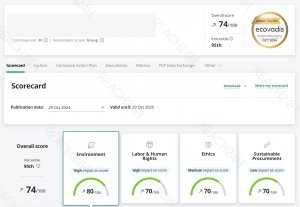 EcoVadis Gold Medal: REACH24H Assists Company in Achieving Recognition