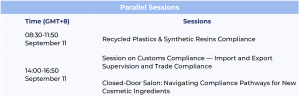 Parallel Sessions