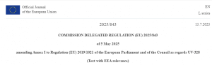 amendments (EU) 2025/843